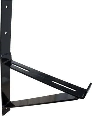 Produktbild von DAPRONA Laufroststütze für Dachtritt und Laufrost, Wandmontage Schwarz 25cm, Dachtritte für Schornsteinfeger, sicherer Kamin-Zugang