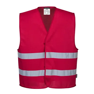 Produktbild von Portwest F374 MeshAir Iona Weste Red Gr. S/M