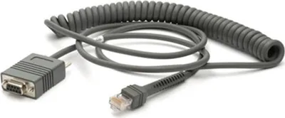 Produktbild von Motorola RS232 Cable, 2,7 m, DB-9, RS-232, Stecker/Stecker, Grau