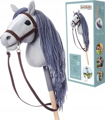 Immagine prodotto di Hobbyhorse A4 | Hobbyhorse | Hoppihorse grigio | + set di accessori