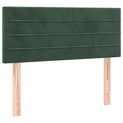 Obrázek produktu pro Čelo postele tmavě zelené 80 x 5 x 78/88 cm samet