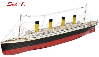 Zdjęcie produktu dla Zestaw do budowy kadłuba Krick Titanic Zestaw 1