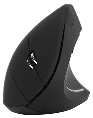 Productafbeelding van Draadloze verticale muis - 1600 DPI - Ergonomisch - 2,4 GHz en Bluetooth - Zwart