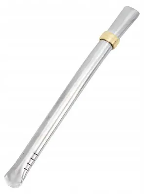 Immagine prodotto di Lampadina Nova per Yerba Mate in acciaio inossidabile - Anello dorato, 16 cm