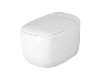 Produktbild von WC Sitz - Toilettensitz - für Opoczno Kioto - Weiß - Duroplast - Antibakteriell - Softclose - Toilettendeckel