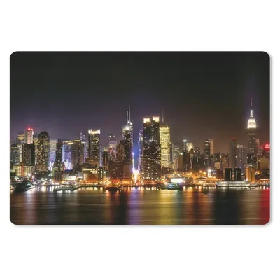 Produktbild von MuchoWow® Mauspad Mousepad New York - Manhattan - Skyline 27x18 cm - Mousepads - Maus Mat - Pad - Mausunterlage - Büroartikel - Desk Matten