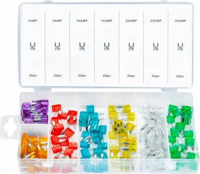 Image de KRAFT&DELE Fusibles de voiture 140pcs, 3-30A KD1301