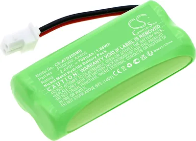 Produktbild von TECHTEK Akku Kompatibel mit [Alecto] DBX-20 Ersetzt AA850, für P002000
