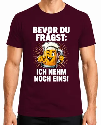 Imagen del producto de Antes de preguntar, "Me tomo otra cerveza", camiseta sarcástica para hombre, color burdeos, talla L