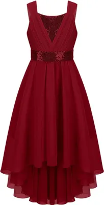 Produktbild von Glitzernde Eleganz: Festliches Prinzessin Blumenmädchenkleid für Mädchen mit Pailletten - Hochzeit, Fest und Party - Größe 152 cm
