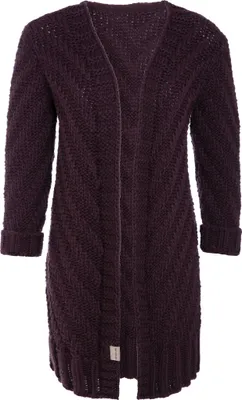 Produktbild von Knit Factory Sally Strickjacke - Aubergine - 36/38
