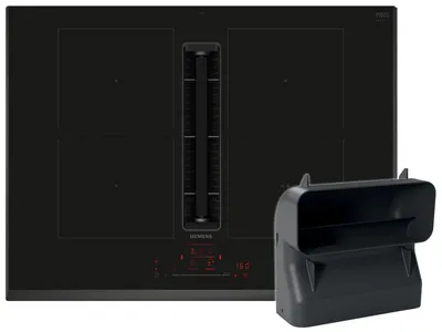 Produktbild von Siemens ED751HGA6, Schwarz, Integriert, 71 cm, Zonen-Induktionskochfeld, Glaskeramik, 4 Zone(n)
