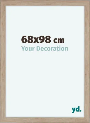 Produktbild von Bilderrahmen, 68x98 cm, Eiche Hell, MDF, Como