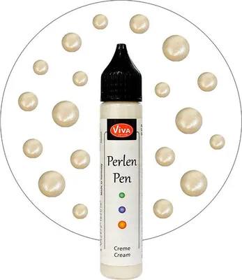 Produktbild von ViVA DECOR Perlen Pen 28 ml creme