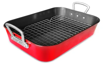 Produktbild von Grillpfanne mit Grillrost und Antihaftbeschichtung für vielseitiges Kochen