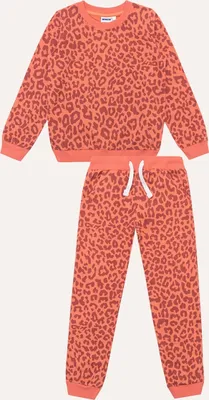 Produktbild von Mädchen-Trainingsanzug Casual  - Dunkelrosa - 134