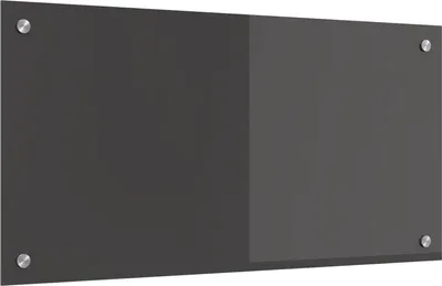 Produktbild von Küchenrückwand Dunkelgrau 80 x 40 cm Gehärtetes Glas