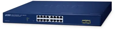 Produktbild von Planet GS-2210-16T2S WEBsmart L2-Switch, 16x1Gb, 2x1Gb SFP, QoS