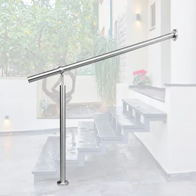 Zdjęcie produktu dla Fiqops poręcze wejściowe balustrady i poręcze 180cm poręcz ze stali nierdzewnej poręcz ścienna poręcz schodowa schody zewnętrzne schody wewnętrzne