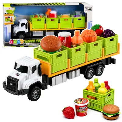 Image de Camion de transport de nourriture vert 1:55