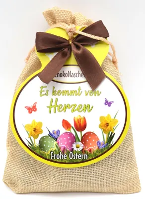 Produktbild von Schoko-Nascherei "Es kommt von Herzen" Frohe Ostern"