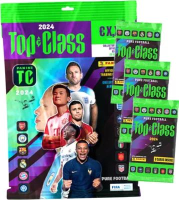 Produktbild von Panini Top Class Karten 2024 - Trading Cards - Sammelkarten - 1 Starter + 3 Booster
