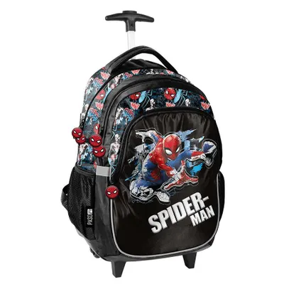 Obrázek produktu pro Batoh na kolečkách Spiderman, školní taška na kolečkách SPIDER-MAN, batoh na kolečkách pro chlapce, školní batoh na kolečkách