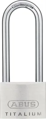 Produktbild von Zylindervorhangschloss 64TI/50HB80 gl Schlosskörper-B.50mm Titalium gl.6511 ABUS