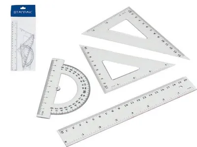 Image de Set de géométrie 20cm 4el. STARPAK