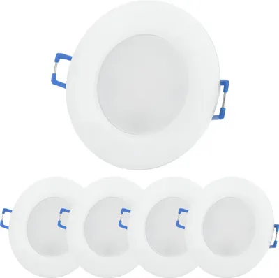 Produktbild von Sweet LED Einbaustrahler Bad IP44 Deckenspots 3000K badezimmer 6,5W 5er pack