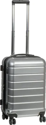 Produktbild von Hochwertiger Handgepäcktrolley / Reisekoffer / Farbe: silber