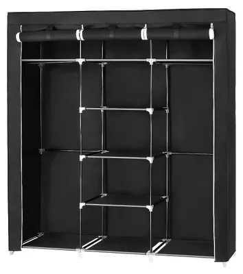 Zdjęcie produktu dla Szafa - Garderoba - Szafa na ubrania - Szafa do przechowywania - Garderoba - Duża pojemność, wymiary: 150x45x175 cm