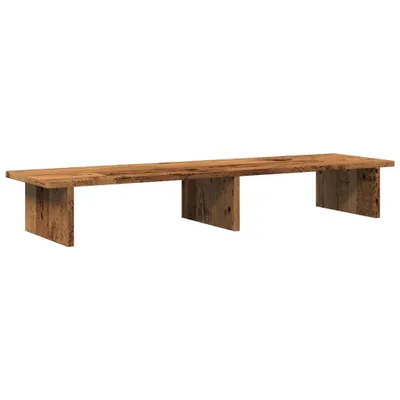 Obrázek produktu pro vidaXL Stojan na monitory vzhled starého dřeva 100x27x15 cm materiál na bázi dřeva