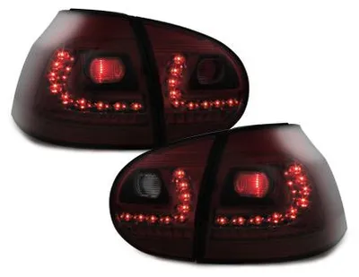 Original Litec LED Rückleuchten Rot Smoke mit dynamischer Blinker für VW Golf 5 – Produktansicht