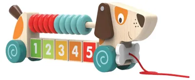 Produktbild von Edushape Nachziehspielzeug Counting Pull-A-Pup