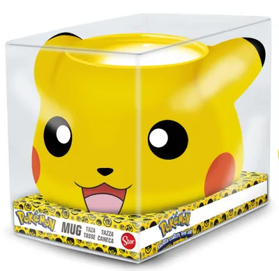 Zdjęcie produktu dla Kubek Pokémon Pikachu 3D, 500 ml - Oryginalny produkt licencyjny