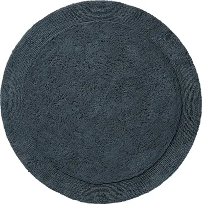 Produktbild von Erwin Müller Badteppich Stuttgart" anthrazit rund:  90 cm Ø"