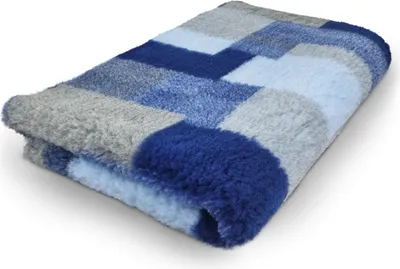 Produktbild von Vet Bed Hundebett Patchwork blau 150 x 100 cm