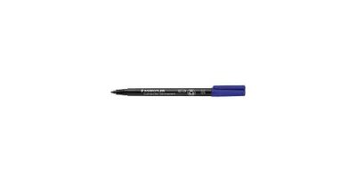 Produktbild von Staedtler 317-3, Blau, Rundspitze, Schwarz, Blau, Polypropylen (PP), Medium, 1 mm