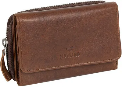 Produktbild von Mustang Como Wallet Top Öffnen Universal Premium Leder Brieftasche Cognac Leder Cognac 06.103531