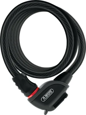Produktbild von ABUS Kabelschloss PHANTOM 8950/180 TexFL - Fahrradschloss-Set mit Halterung TexFL für den Rahmen des Fahrrads - 12/15 mm - ABUS Sicherheitslevel 5 - Schwarz