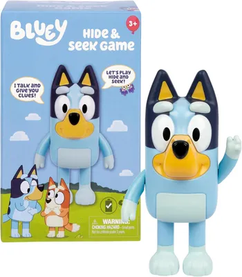 Produktbild von BlueY Versteckspiel, verstecken Sie die Figur und drücken Sie ihre Nase, um den integrierten Timer zu starten, spricht und kichert, um Kindern zu helfen, sie zu Finden. Wenn sie gefunden Werden