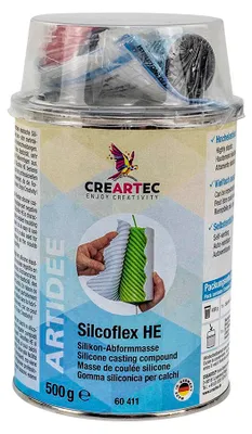 Produktbild von 139,60 € / 1 kg Silikon-Kautschuk HE 500g