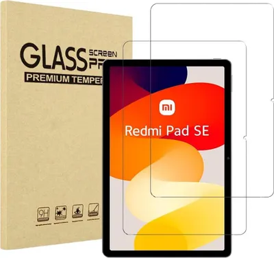 Produktbild von Hartglas für Xiaomi Redmi Pad SE [2 Stück] Displayschutzfolie Screen Protector Film Anti-Kratzer Glas Resistant Phonillico®