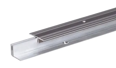 Immagine prodotto di Alberts 487072 Profilo di transizione Pro, alluminio, anodizzato argento, 2700 x 34 mm