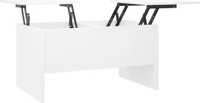 Produktbild von vidaXL Couchtisch Weiß 80x50x42,5 cm Holzwerkstoff