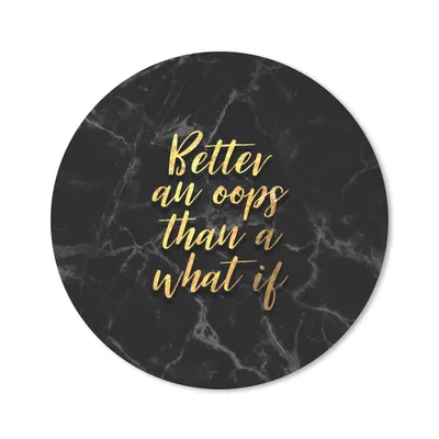Produktbild von MuchoWow® Mauspad Mousepad Zitate - Motivation - Gold - Marmor 30x30 cm - Mousepads - Maus Mat - Pad - Mausunterlage - Tischunterlage - Schreibtischmatten