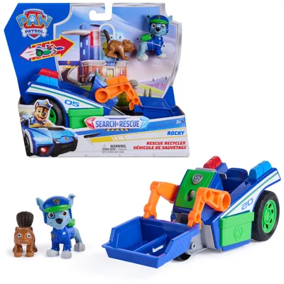 Produktbild von PAW Patrol - Search & Rescue: Rockys Rettungs-Fahrzeug mit 2 Figuren, 3 Jahr(e), Mehrfarbig