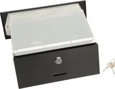 Immagine prodotto di KOTARBAU Cassetta per le lettere a muro con profondità regolabile da 160 a 295 mm Cassetta per le lettere da incasso per muri di casa e recinzioni Nero