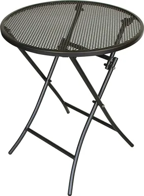 Produktbild von TPFGarden KLAPPTISCH Exeter -  60cm rund, Gartentich Streckmetall klappbar
